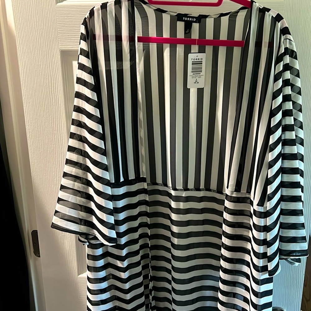 Chiffon Hi low Kimono